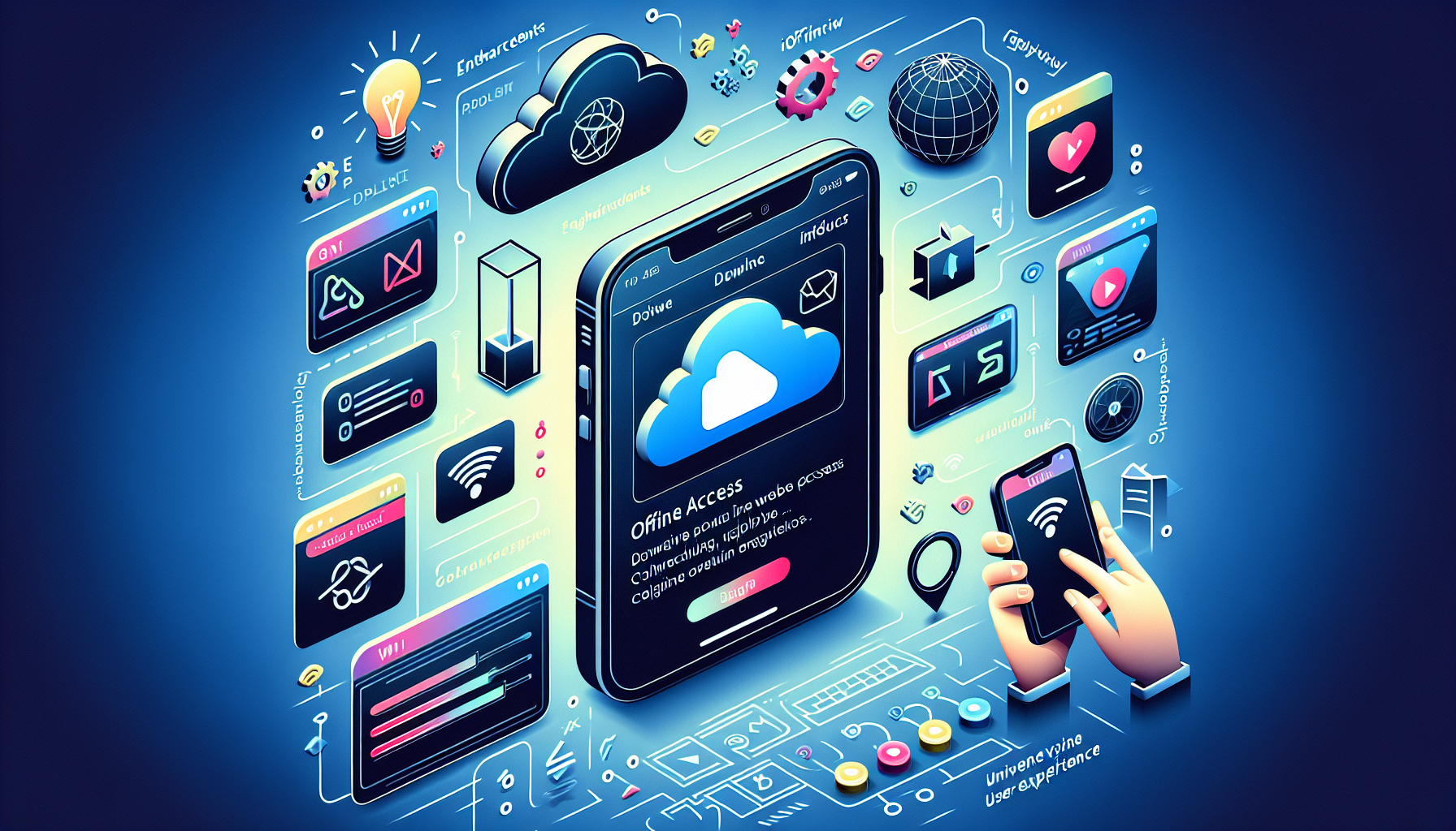 Enhancing iOS User Experience: Integrating Smart Offline Access and Online Connectivity in WebView Apps