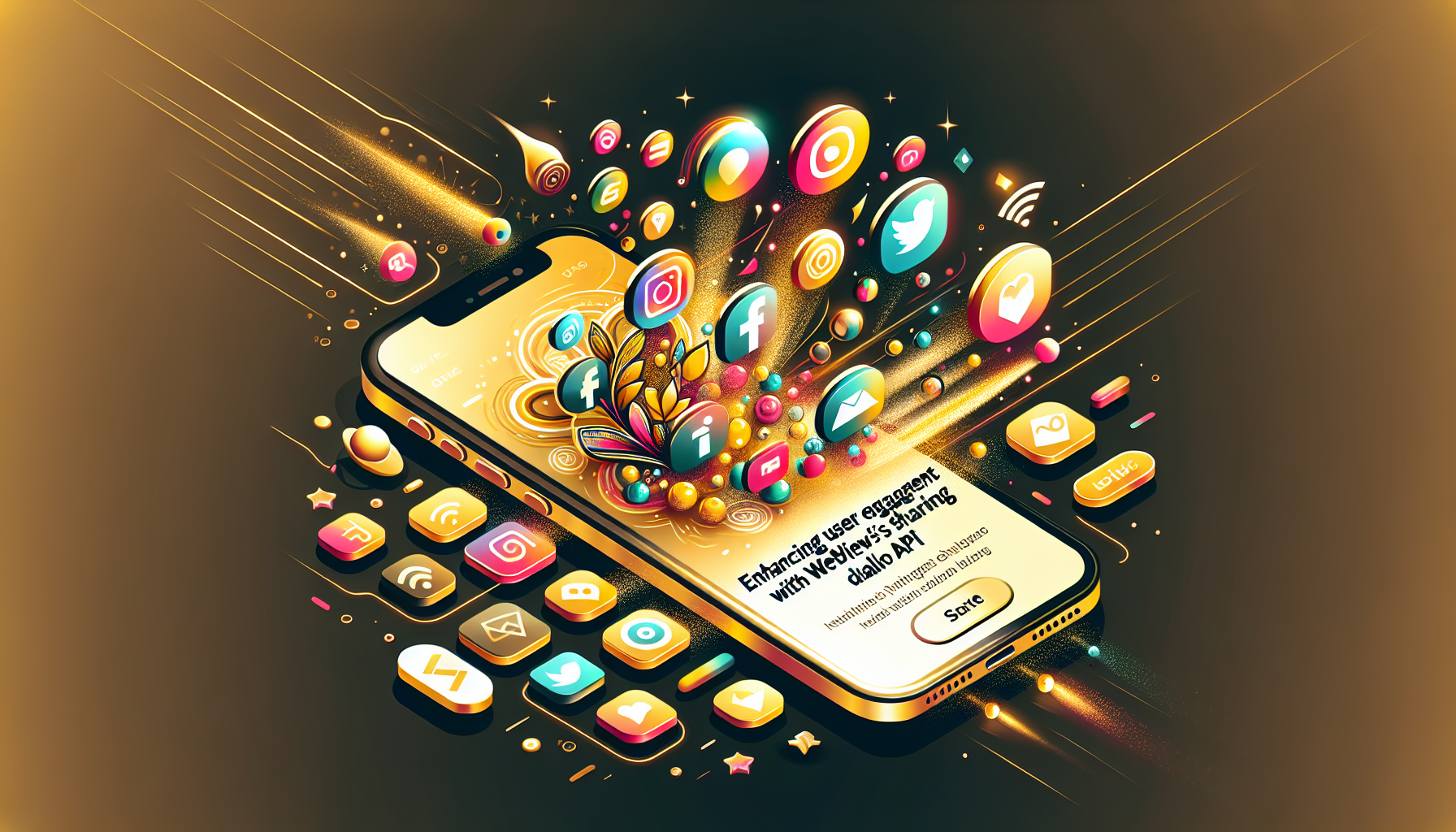Enhancing iOS User Engagement with WebViewGold’s Native Sharing Dialog API