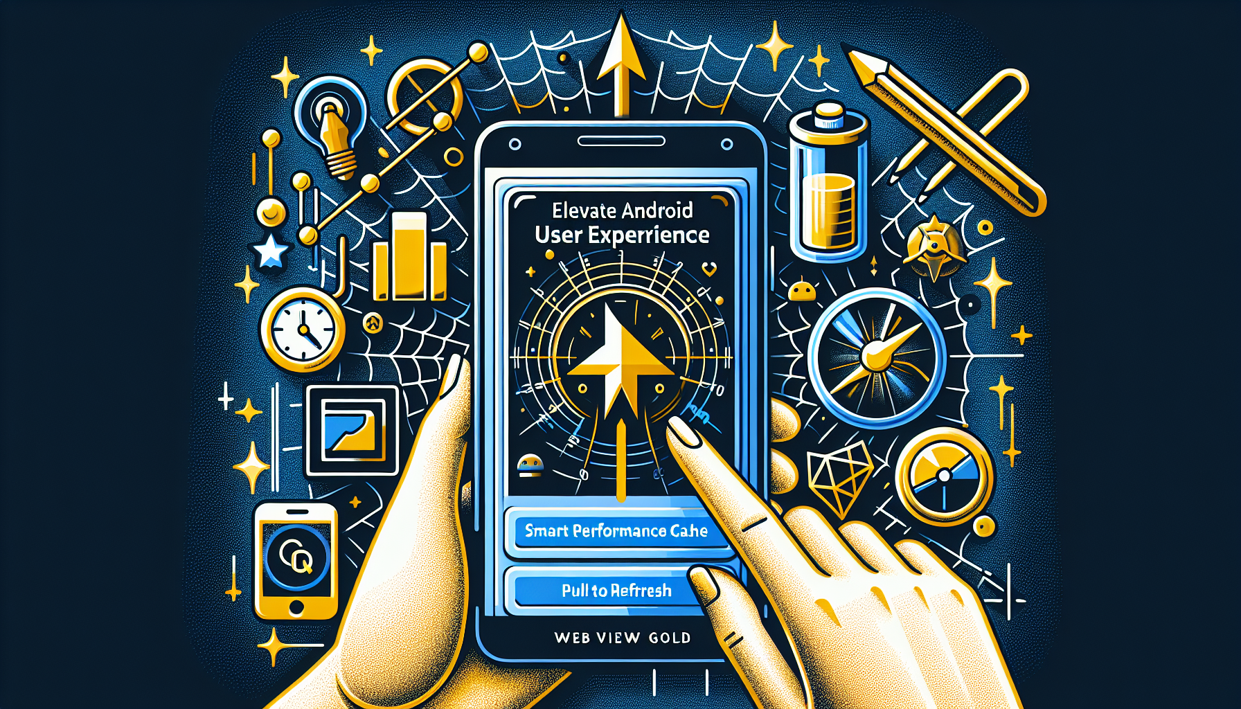 Elevate Android User Experience with Smart Performance Cache and Pull To Refresh Using WebViewGold