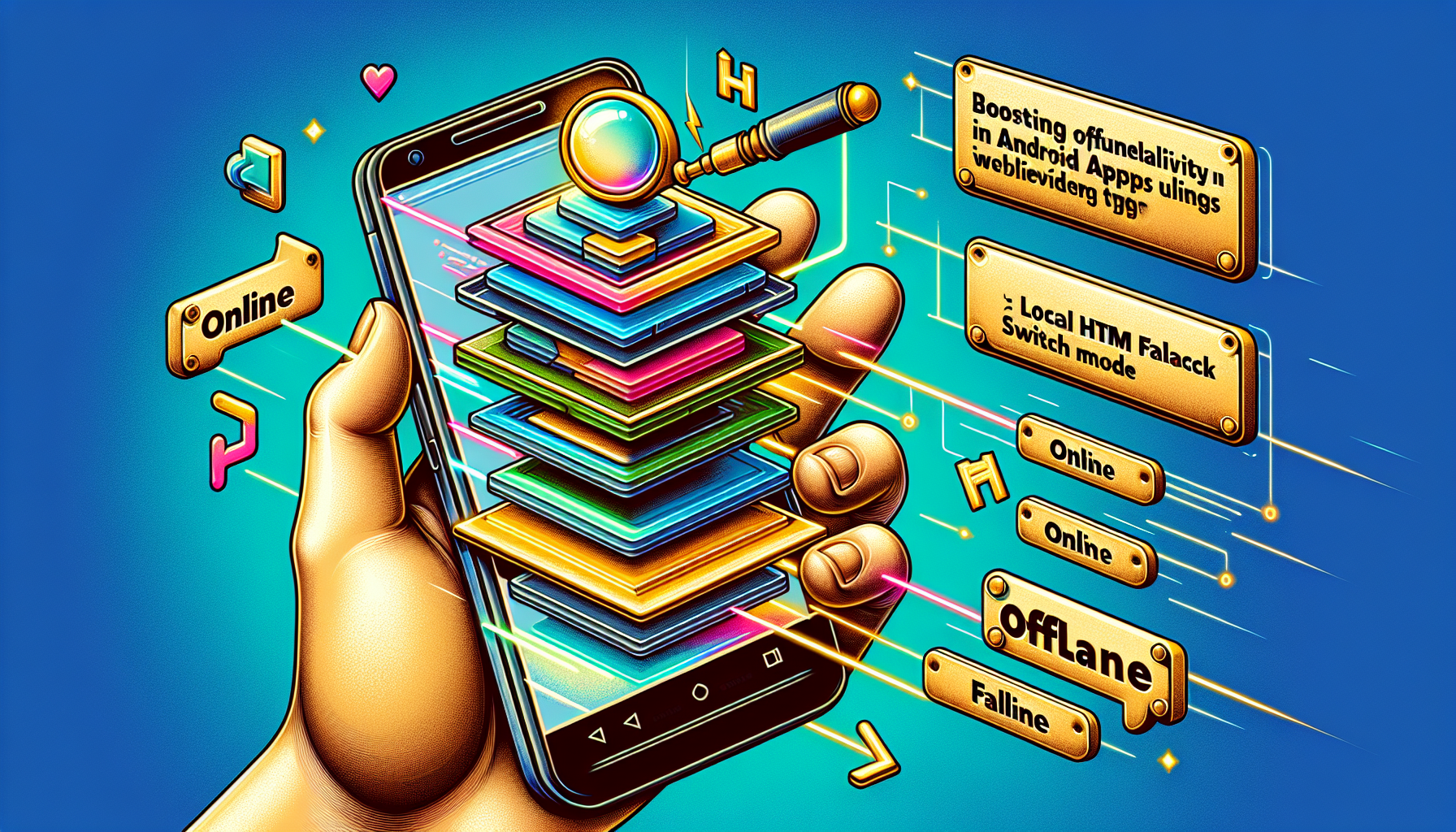 Boosting Offline Functionality in Android Apps Using WebViewGold’s Local HTML Fallback Switch Mode
