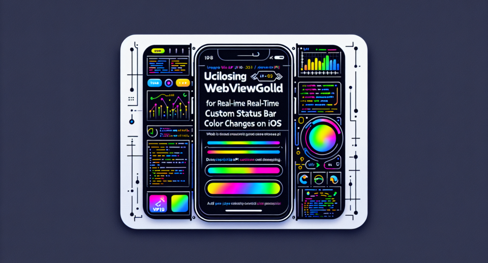 Utilizing WebViewGold’s Dynamic UI API for Real-Time Custom Status Bar Color Changes on iOS