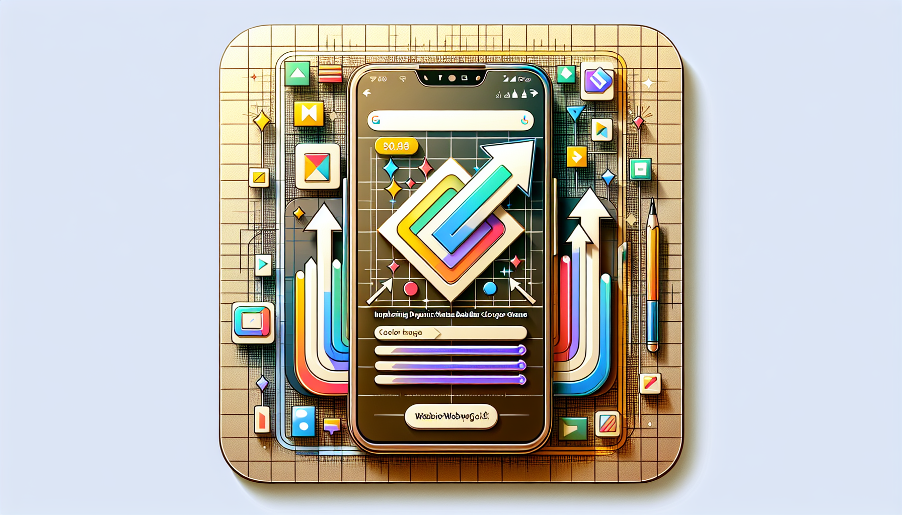 Implementing Dynamic Status Bar Color Changes in Android WebView Apps with WebViewGold