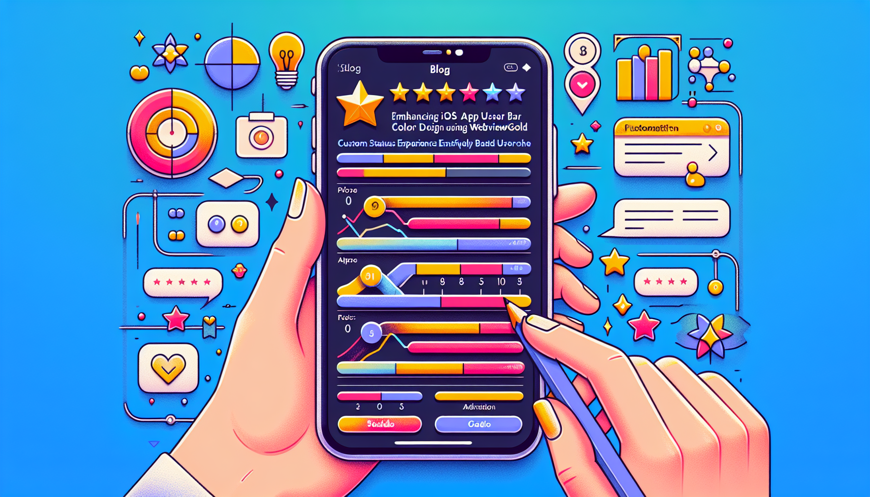 Enhancing iOS App User Experience with Custom Status Bar Color Design Using WebViewGold