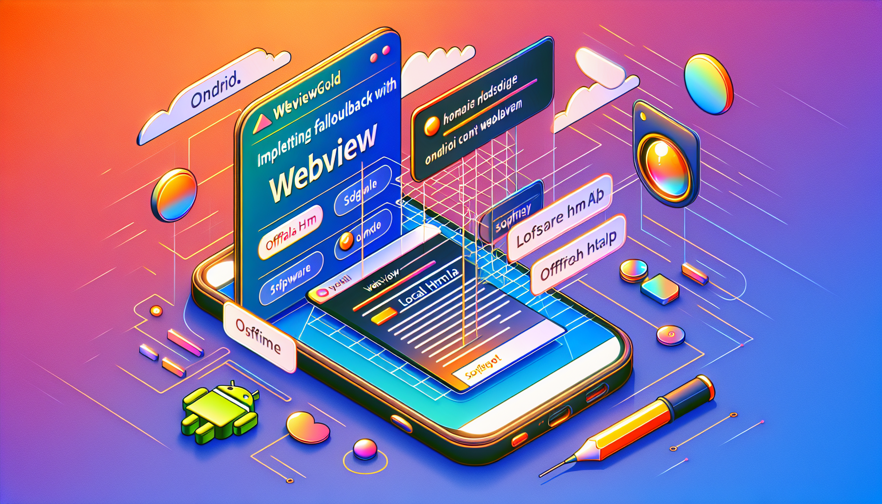 Implementing Offline Fallback with Local HTML in Android WebView Using WebViewGold