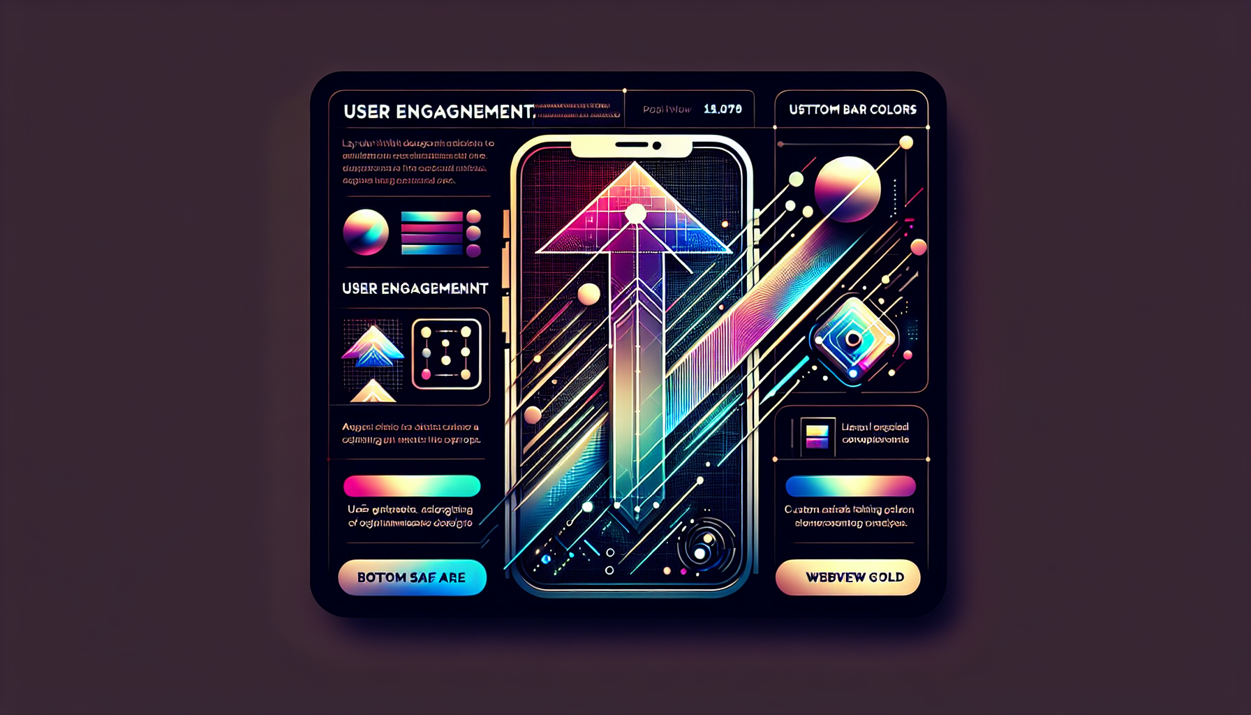 Maximize User Engagement in Your iOS App: Leveraging WebViewGold’s Custom Safe Area and Bottom Bar Colors for Unique Branding