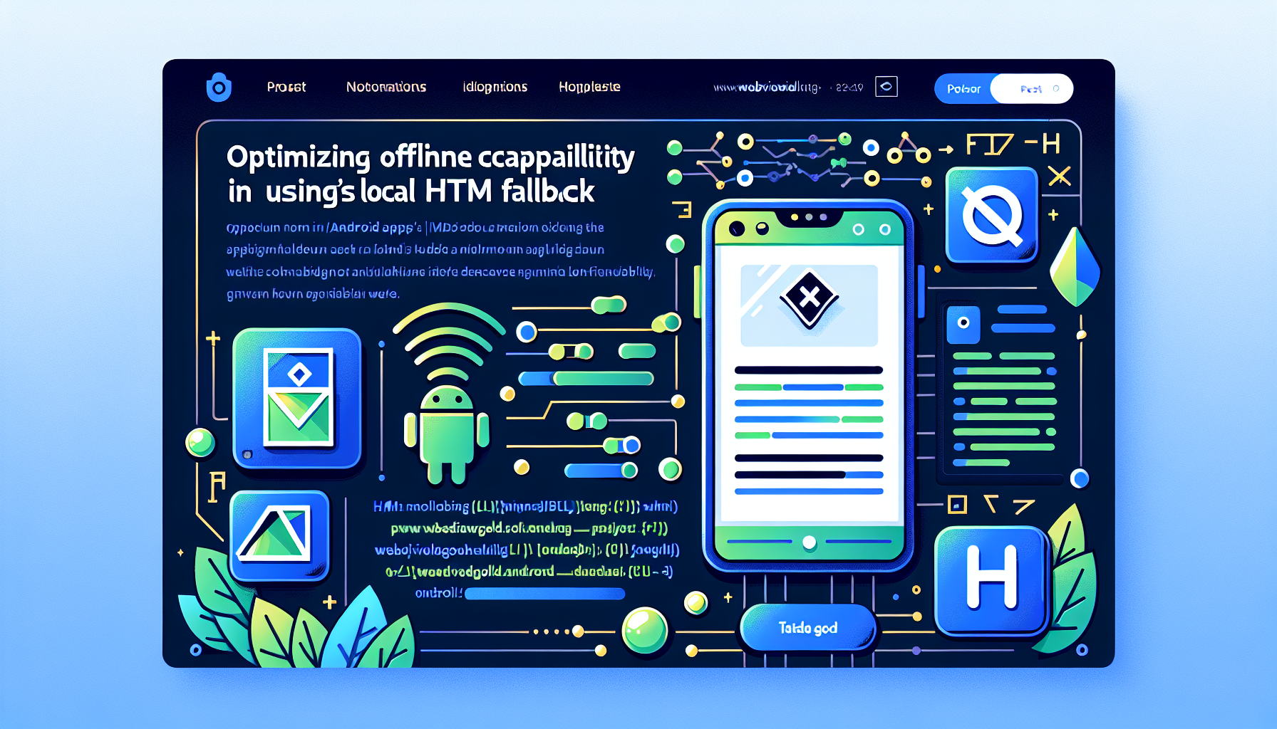 Optimizing Offline Capability in Android Apps Using WebViewGold’s Local HTML Fallback
