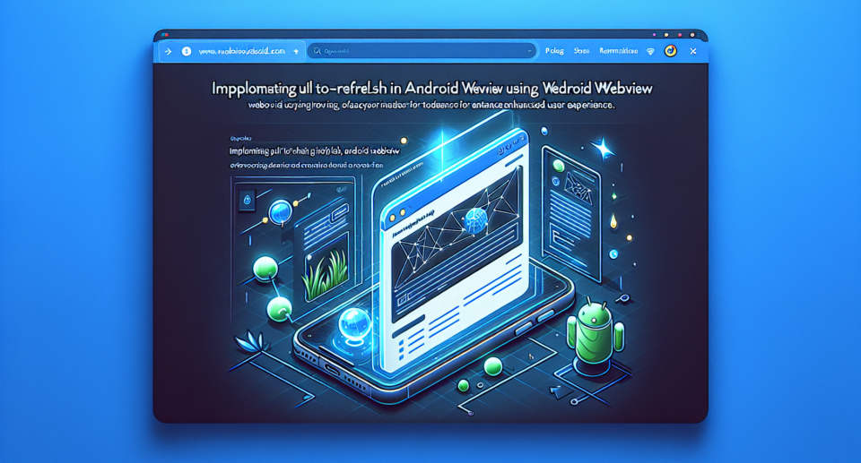 Implementing Pull-to-Refresh in Android WebView Using WebViewGold for Enhanced User Experience