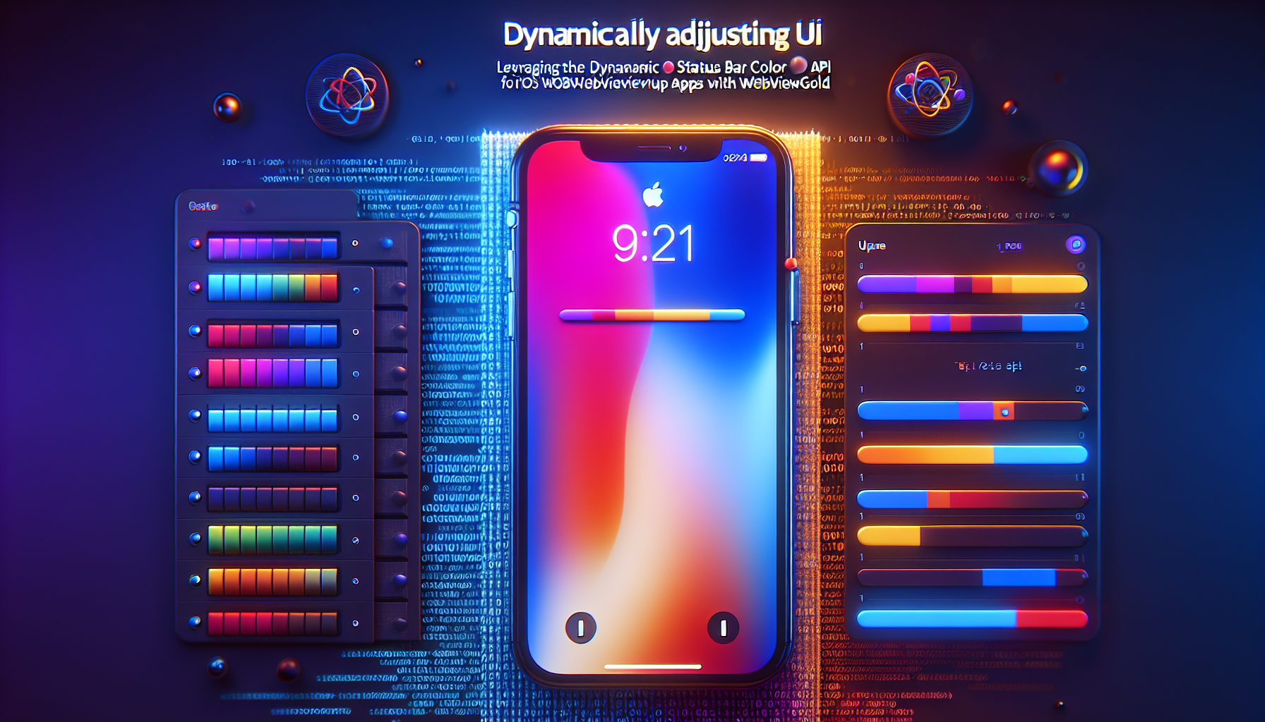Dynamically Adjusting UI: Leveraging the Dynamic Status Bar Color API for iOS WebView Apps with WebViewGold