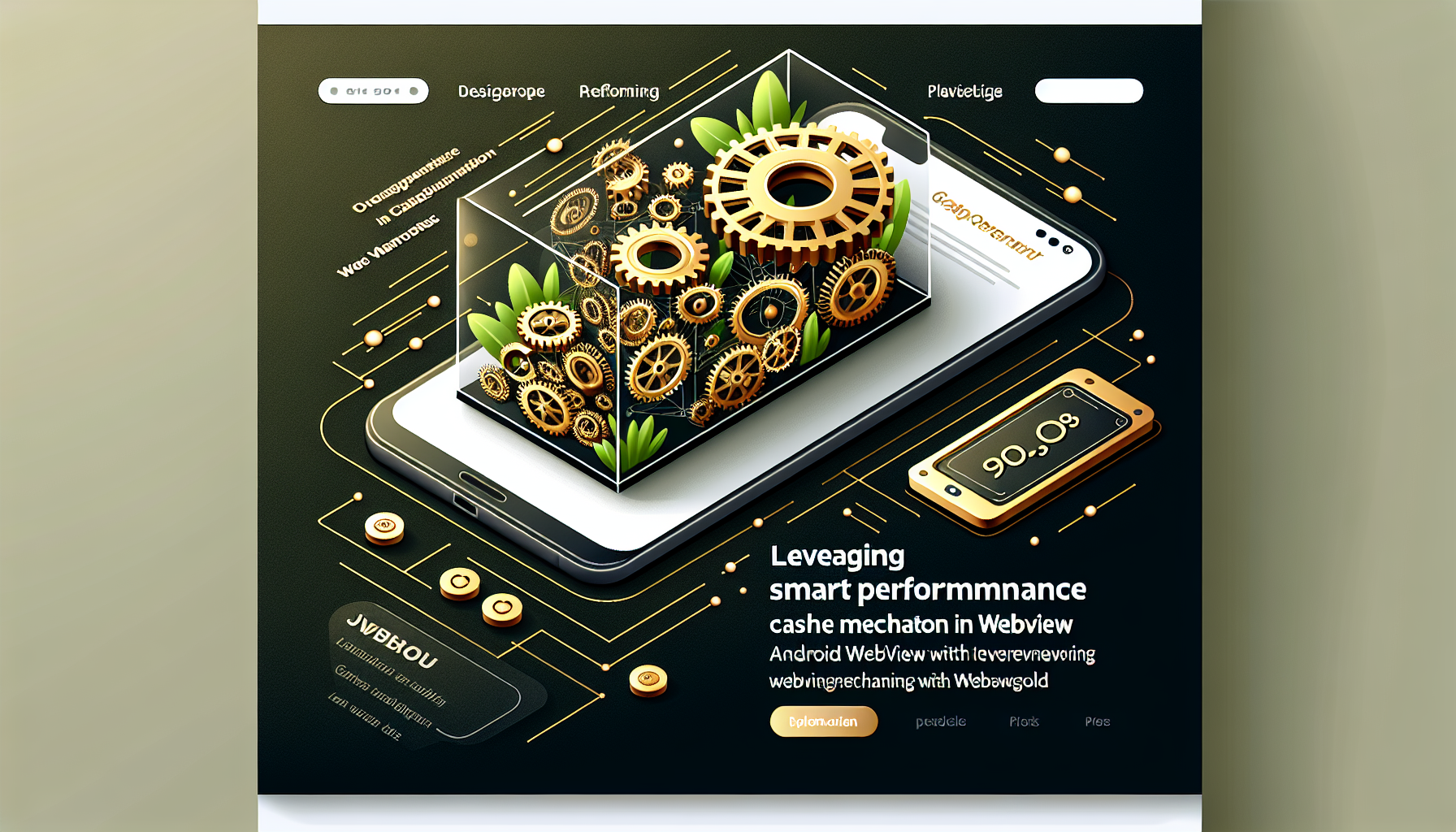 Leveraging Smart Performance Cache Mechanism in Android WebView with WebViewGold