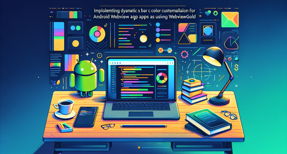 Implementing Dynamic Status Bar Color Customization for Android WebView Apps Using WebViewGold