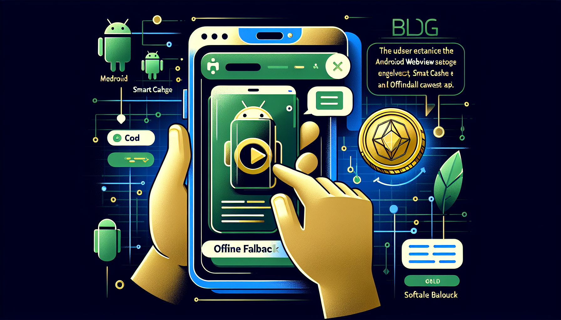 Enhancing User Experience in Android WebView Apps with Offline Fallback and Smart Cache Using WebViewGold