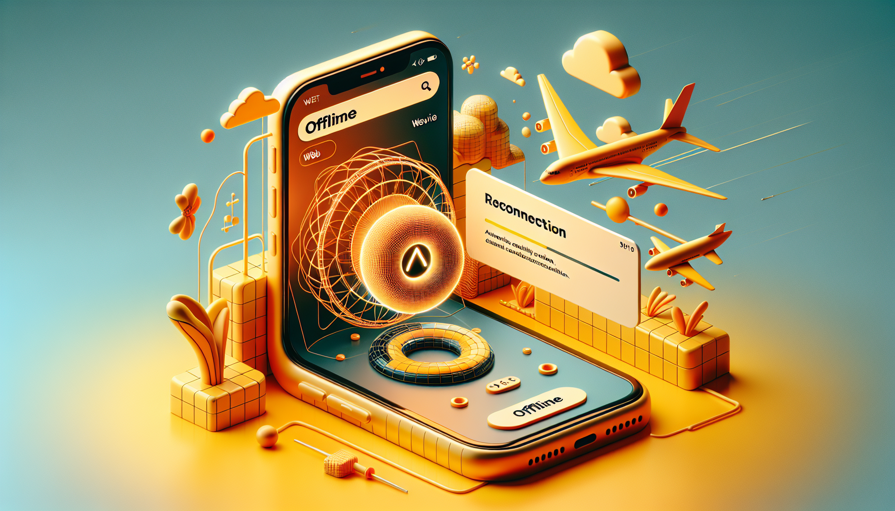 Enhancing User Experience: Implementing a Custom Offline Screen with Auto Reconnect in iOS WebViewGold Apps
