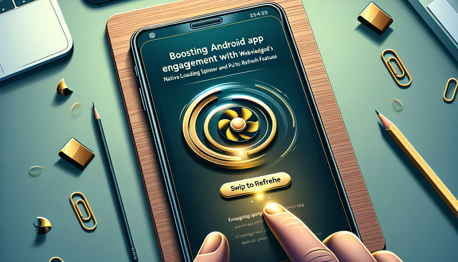 Boosting Android App Engagement with WebViewGold’s Native Loading Spinner and Pull to Refresh Features