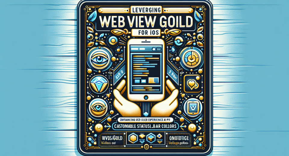 Leveraging WebViewGold for iOS: Enhancing User Experience with Dynamic UI API and Customizable Status Bar Colors