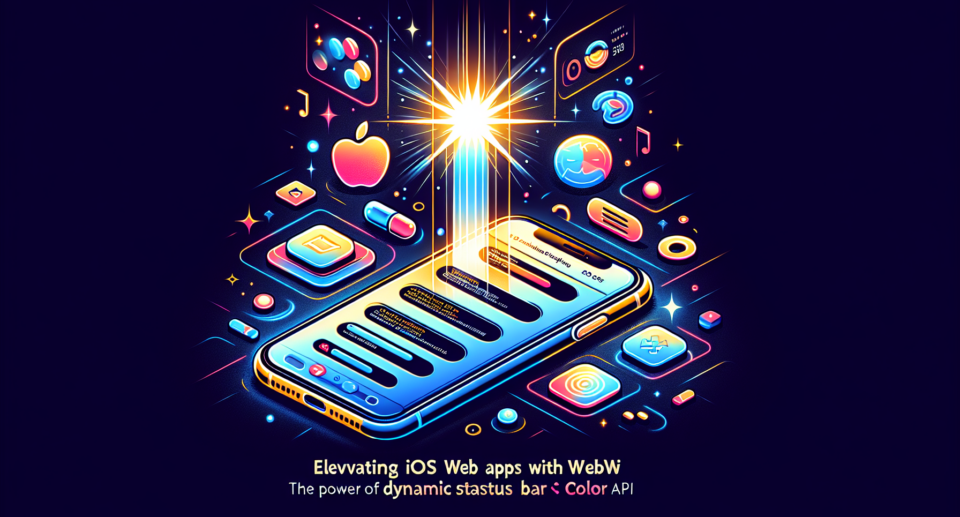 Elevating iOS Web Apps with WebViewGold: The Power of Dynamic Status Bar Color API