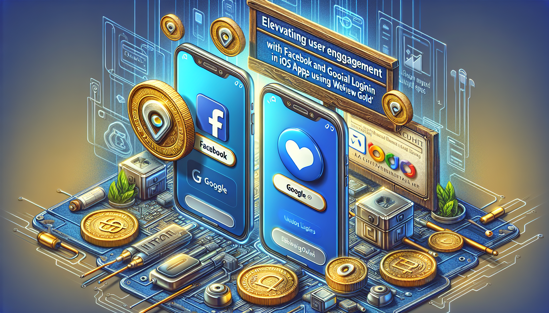 Elevating User Engagement with Facebook and Google Social Login in iOS Web Apps Using WebViewGold