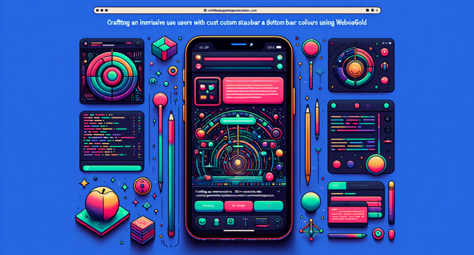 Crafting an Immersive iOS User Experience with Custom Status Bar and Bottom Bar Colors Using WebViewGold