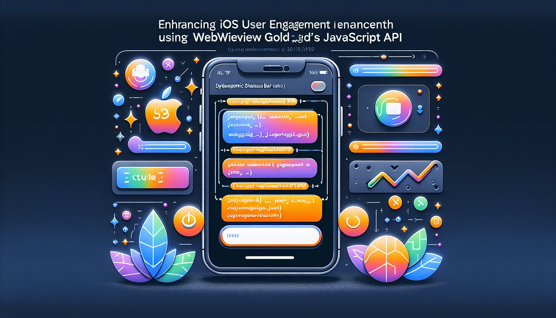 Enhancing iOS User Engagement with Dynamic Status Bar Colors Using WebViewGold’s JavaScript API