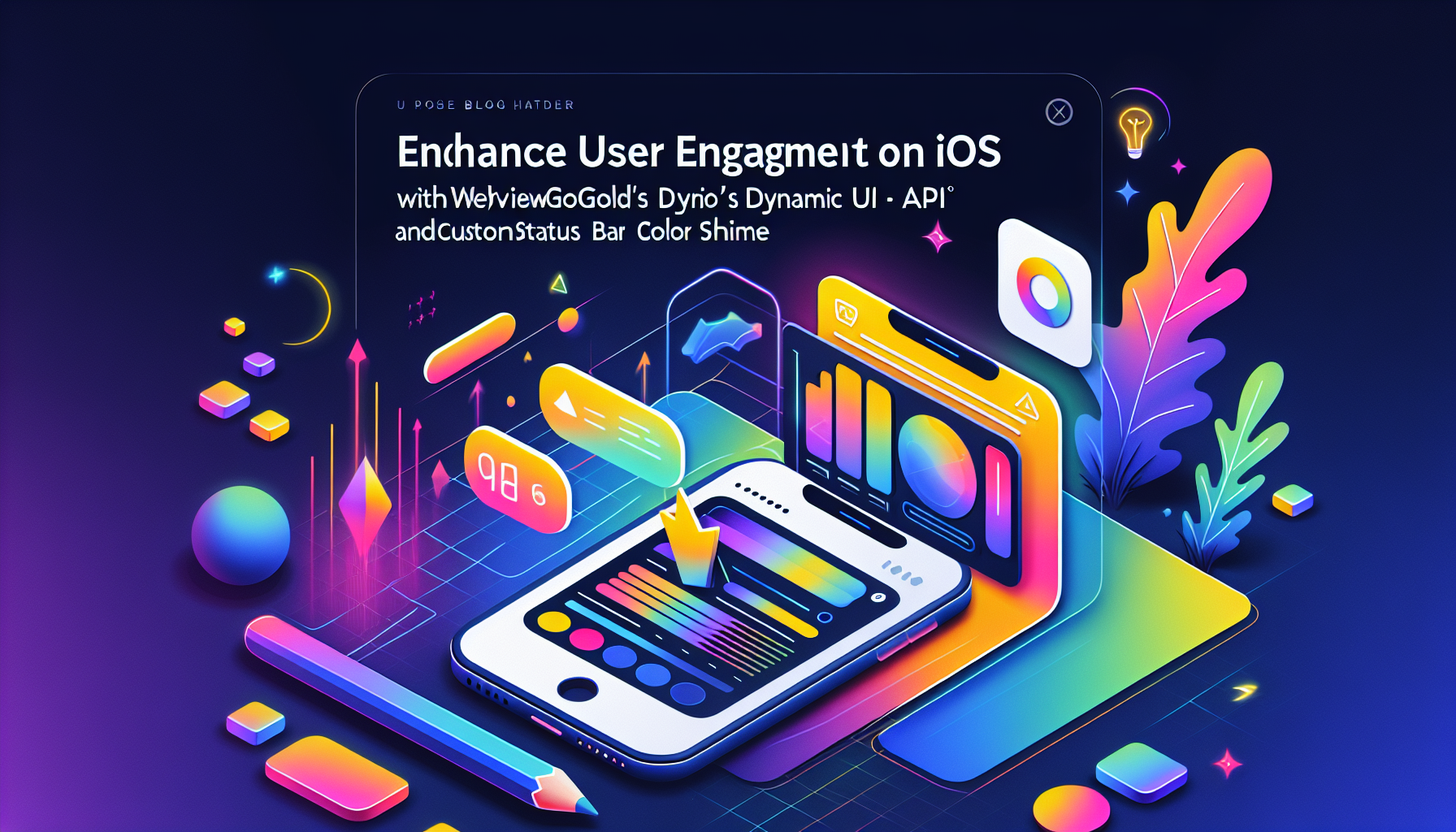 Enhance User Engagement on iOS with WebViewGold’s Dynamic UI API and Custom Status Bar Color Scheme