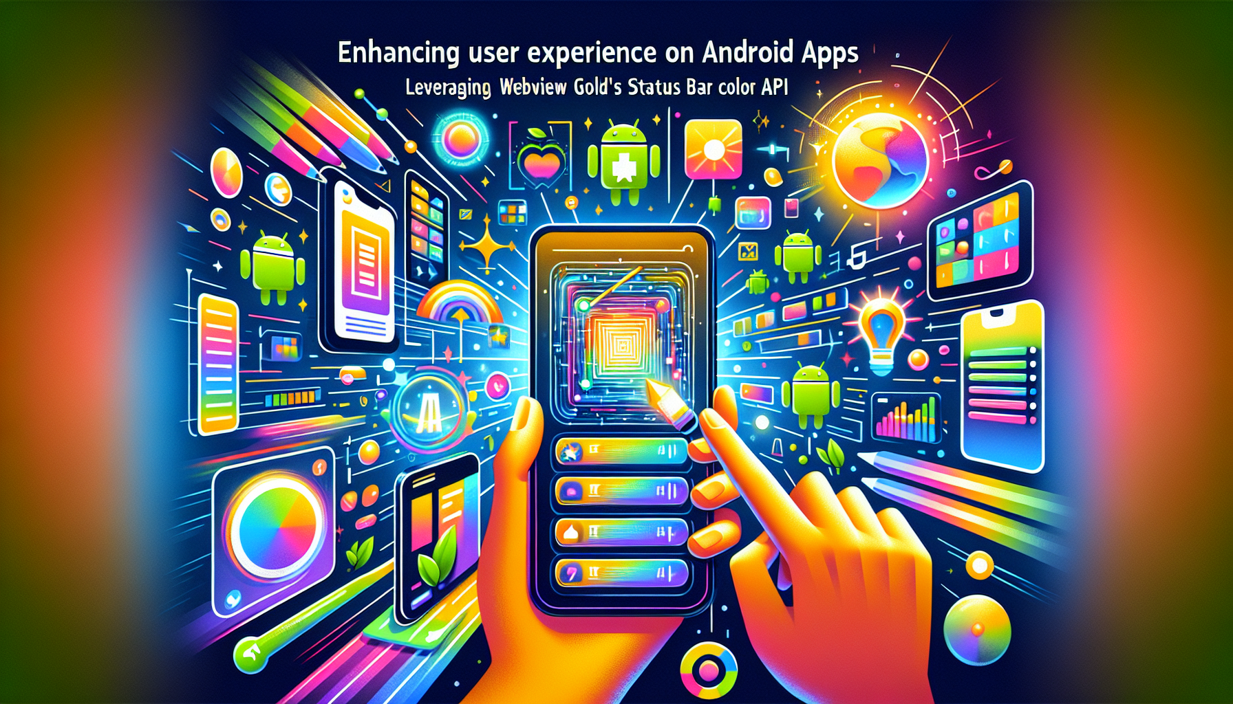 Enhancing User Experience on Android Apps: Leveraging WebViewGold’s Dynamic UI & Status Bar Color API